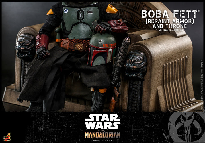 [Pre-Order] Hot Toys - TMS056 - Star Wars: The Mandalorian - 1/6th scale Boba Fett (Repaint Armor) and Throne Collectible Set