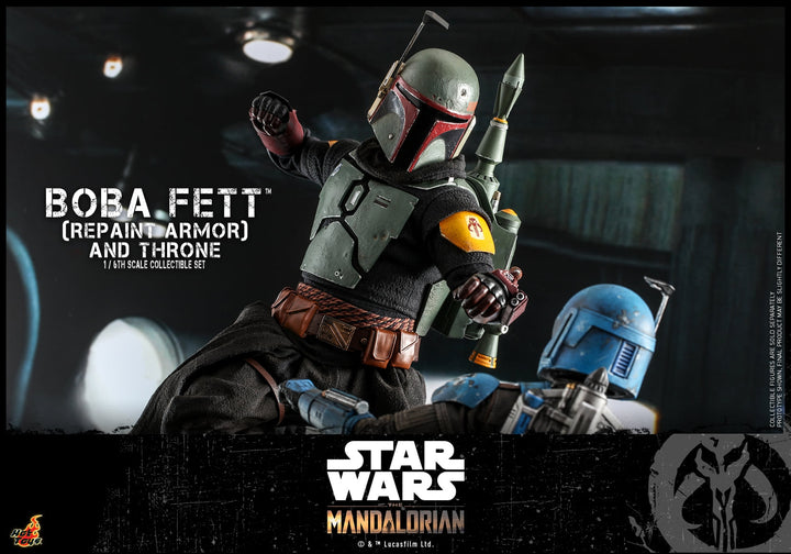 [Pre-Order] Hot Toys - TMS056 - Star Wars: The Mandalorian - 1/6th scale Boba Fett (Repaint Armor) and Throne Collectible Set