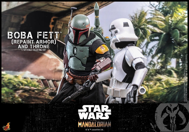 [Pre-Order] Hot Toys - TMS056 - Star Wars: The Mandalorian - 1/6th scale Boba Fett (Repaint Armor) and Throne Collectible Set