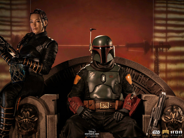 [Pre-Order] Iron Studios - Boba Fett on Throne Deluxe Art Scale 1/10 - The Mandalorian