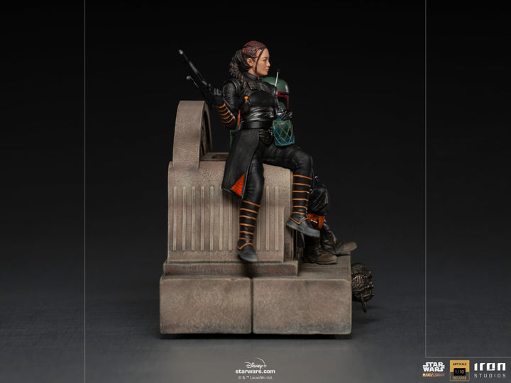 [Pre-Order] Iron Studios - Boba Fett on Throne Deluxe Art Scale 1/10 - The Mandalorian