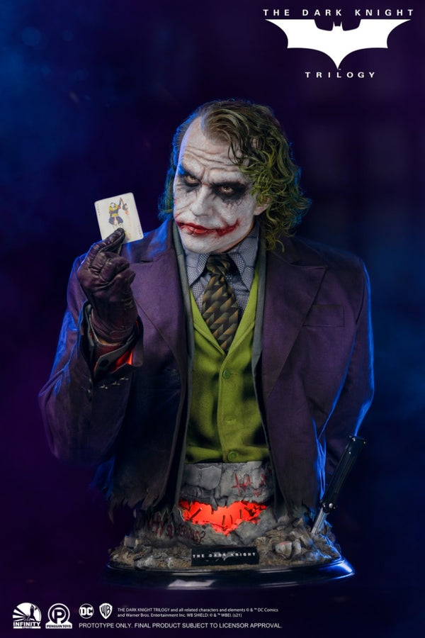 Infinity Studio X Penguin Toys DC Series Life Size  Bust “The Dark Knight” The Joker