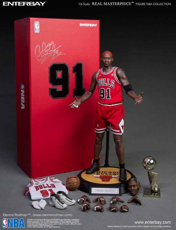 Enterbay -   Real Masterpiece NBA Series - 1/6th - Dennis Rodman