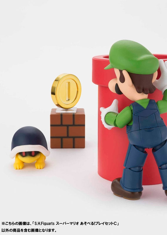 S.H.FiguArts - Super Mario - Luigi + Set C