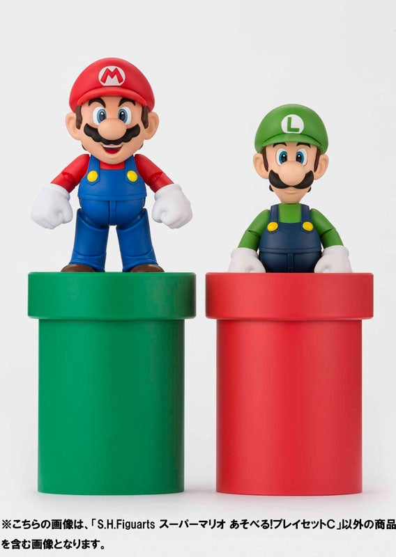 S.H.FiguArts - Super Mario - Luigi + Set C