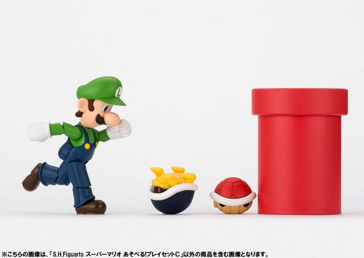 S.H.FiguArts - Super Mario - Luigi + Set C