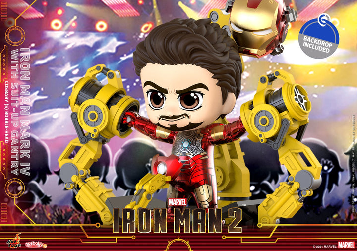 Hot Toys - COSB869 - The Avengers - Iron Man Mark VI with Suit-Up Gantry Cosbaby (S) Bobble-Head