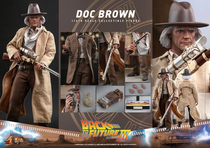 [Pre-Order] Hot Toys - MMS612 - Back to the Future Part III - 1/6th scale Doc Brown Collectible Figure