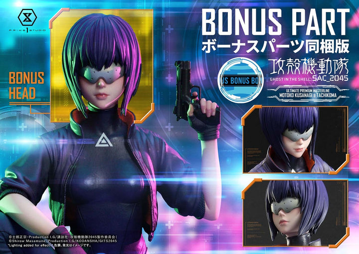 [Pre-Order] PRIME1 STUDIO - UPMGITS-01S: MOTOKO KUSANAGI AND TACHIKOMA BONUS VERSION (GHOST IN THE SHELL: SAC_2045)