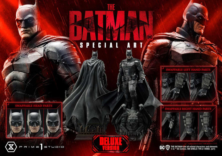 [Pre-Order] PRIME1 STUDIO - MMTBM-01DX: THE BATMAN SPECIAL ART EDITION, DELUXE VERSION (THE BATMAN, 2022)