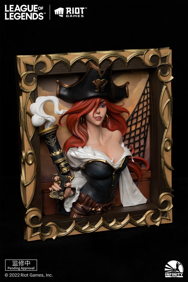 [Pre-Order] Infinity Studio League of Legends: The Bounty Hunter-Miss Fortune 3D photo frame