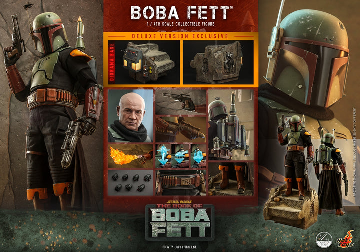 [Pre-Order] Hot Toys - QS022 - Star Wars: The Book Of Boba Fett - 1/4th scale Boba Fett Collectible Figure