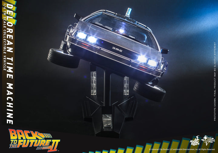 Hot Toys - MMS636 - Back to the Future II - 1/6th scale DeLorean Time Machine Collectible Vehicle