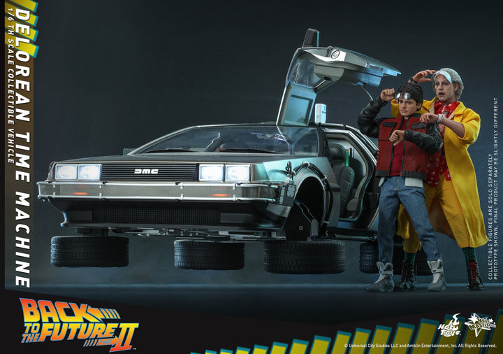 Hot Toys - MMS636 - Back to the Future II - 1/6th scale DeLorean Time Machine Collectible Vehicle