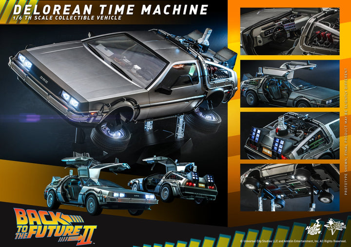 Hot Toys - MMS636 - Back to the Future II - 1/6th scale DeLorean Time Machine Collectible Vehicle