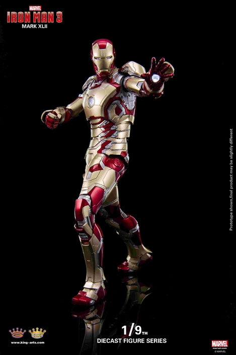 King Arts - 1/9th Diecast Figure Series -  Iron Man Mark 42