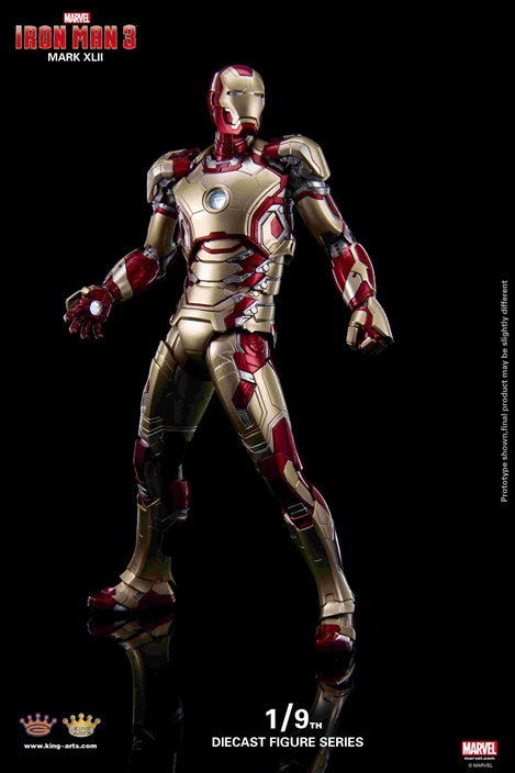 King Arts - 1/9th Diecast Figure Series -  Iron Man Mark 42