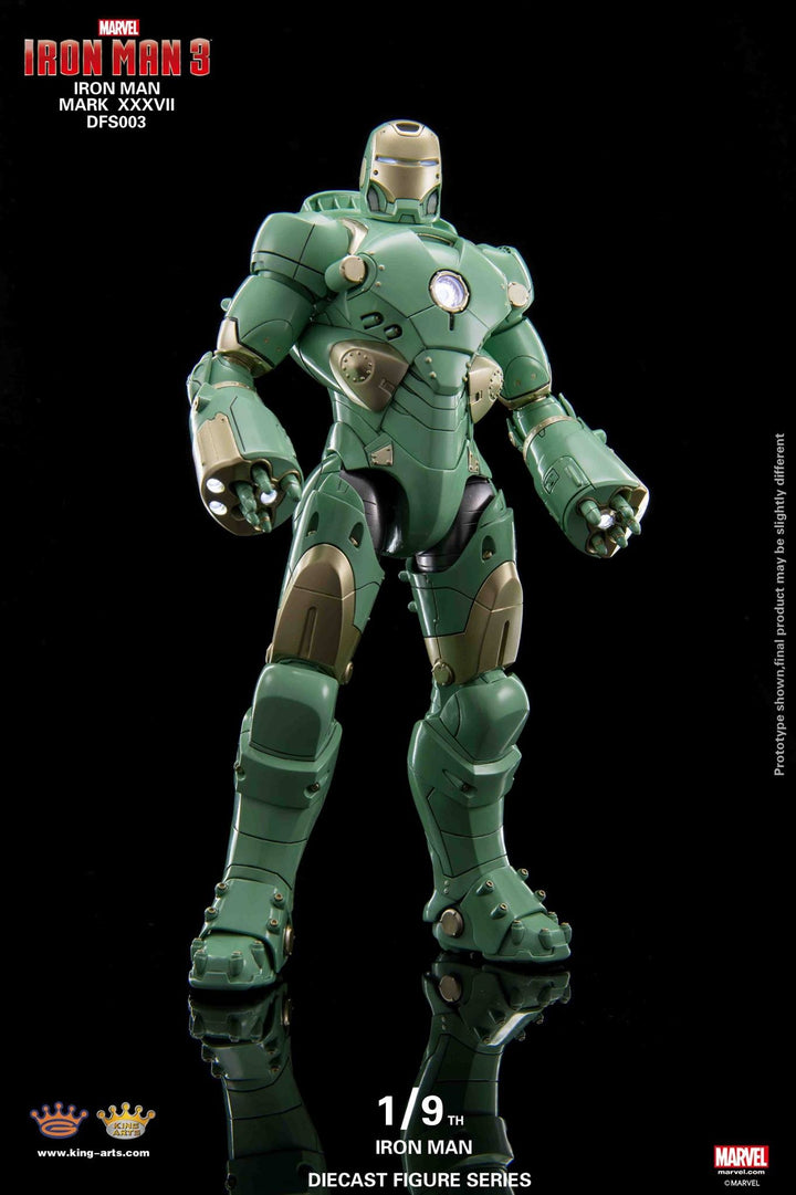 King Arts - 1/9th Diecast Figure Series -  Iron Man Mark 37