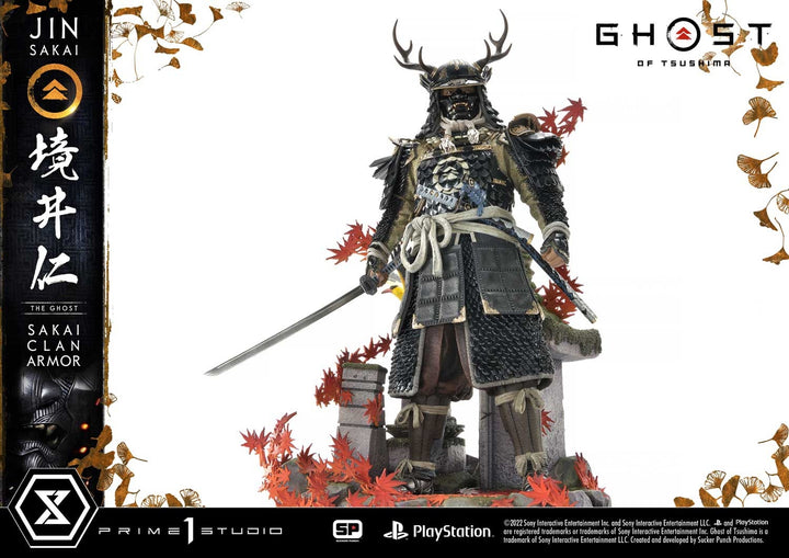 [Pre-Order] PRIME1 STUDIO - UPMGHOT-02DX: JIN SAKAI, THE GHOST - SAKAI CLAN ARMOR DELUXE VERSION (GHOST OF TSUSHIMA)