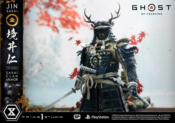 [Pre-Order] PRIME1 STUDIO - UPMGHOT-02DX: JIN SAKAI, THE GHOST - SAKAI CLAN ARMOR DELUXE VERSION (GHOST OF TSUSHIMA)