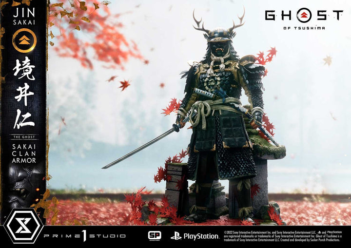 [Pre-Order] PRIME1 STUDIO - UPMGHOT-02DX: JIN SAKAI, THE GHOST - SAKAI CLAN ARMOR DELUXE VERSION (GHOST OF TSUSHIMA)