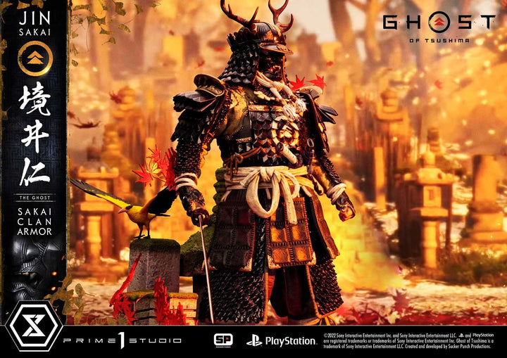 [Pre-Order] PRIME1 STUDIO - UPMGHOT-02DX: JIN SAKAI, THE GHOST - SAKAI CLAN ARMOR DELUXE VERSION (GHOST OF TSUSHIMA)