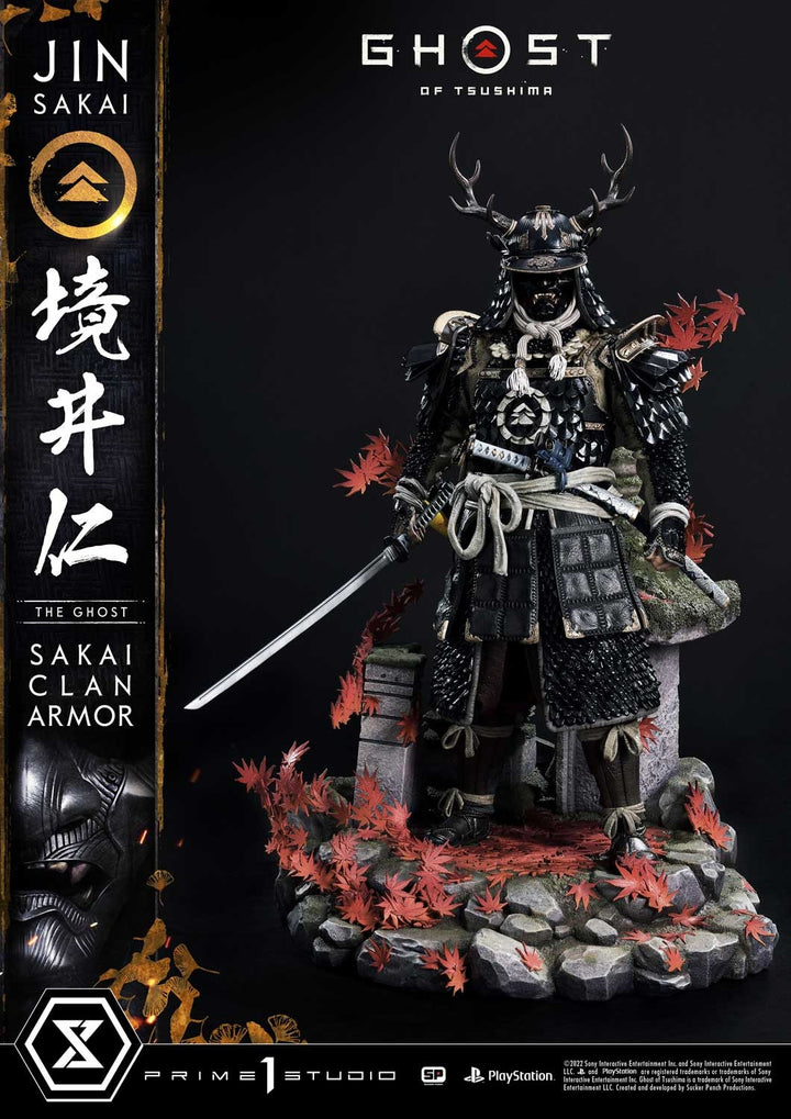 [Pre-Order] PRIME1 STUDIO - UPMGHOT-02DX: JIN SAKAI, THE GHOST - SAKAI CLAN ARMOR DELUXE VERSION (GHOST OF TSUSHIMA)