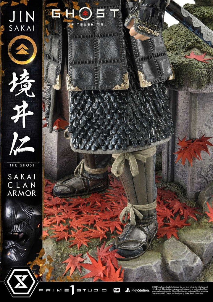 [Pre-Order] PRIME1 STUDIO - UPMGHOT-02DX: JIN SAKAI, THE GHOST - SAKAI CLAN ARMOR DELUXE VERSION (GHOST OF TSUSHIMA)