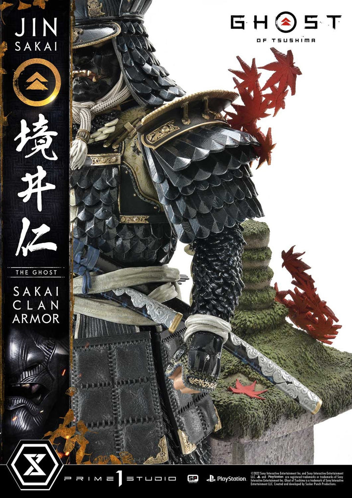 [Pre-Order] PRIME1 STUDIO - UPMGHOT-02DX: JIN SAKAI, THE GHOST - SAKAI CLAN ARMOR DELUXE VERSION (GHOST OF TSUSHIMA)