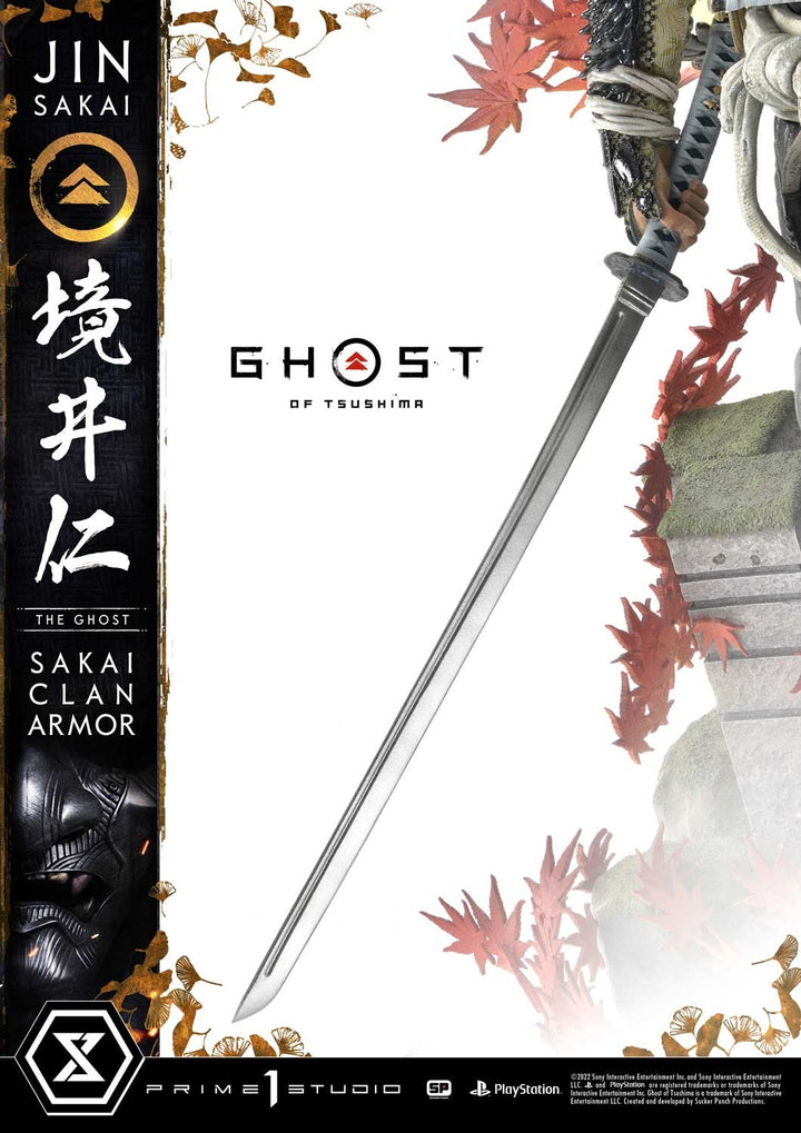 [Pre-Order] PRIME1 STUDIO - UPMGHOT-02DX: JIN SAKAI, THE GHOST - SAKAI CLAN ARMOR DELUXE VERSION (GHOST OF TSUSHIMA)