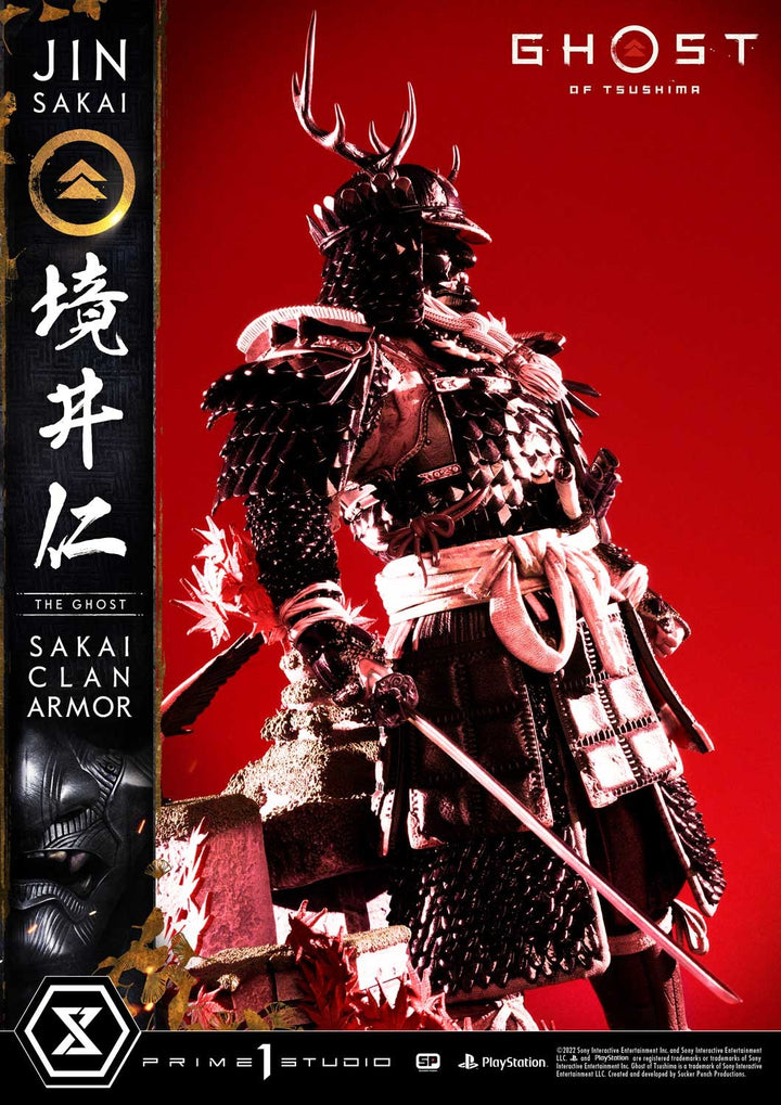 [Pre-Order] PRIME1 STUDIO - UPMGHOT-02DX: JIN SAKAI, THE GHOST - SAKAI CLAN ARMOR DELUXE VERSION (GHOST OF TSUSHIMA)