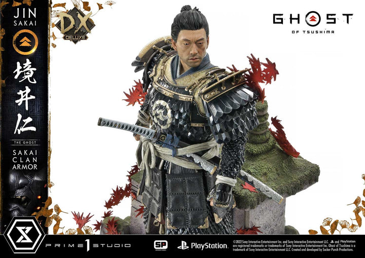 [Pre-Order] PRIME1 STUDIO - UPMGHOT-02DX: JIN SAKAI, THE GHOST - SAKAI CLAN ARMOR DELUXE VERSION (GHOST OF TSUSHIMA)