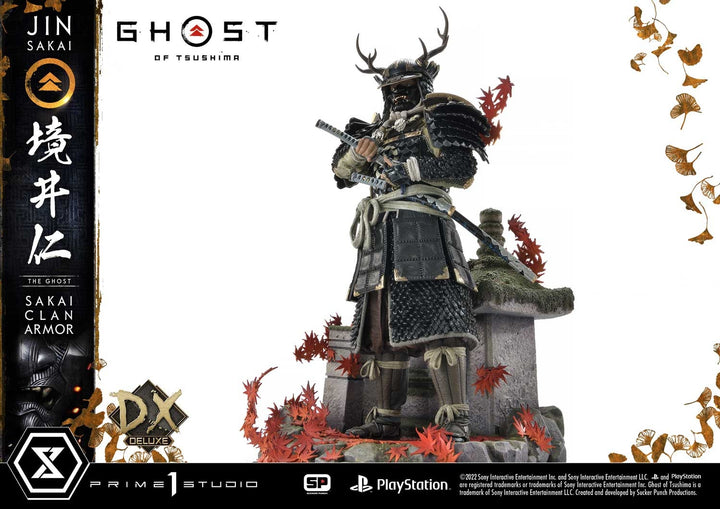 [Pre-Order] PRIME1 STUDIO - UPMGHOT-02DX: JIN SAKAI, THE GHOST - SAKAI CLAN ARMOR DELUXE VERSION (GHOST OF TSUSHIMA)