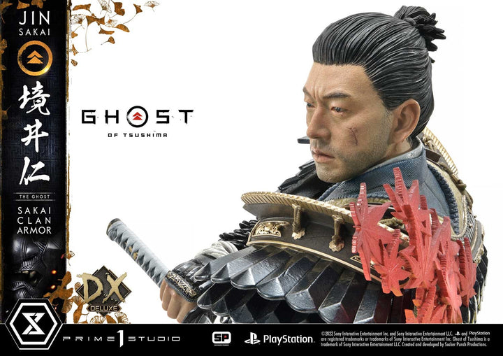 [Pre-Order] PRIME1 STUDIO - UPMGHOT-02DX: JIN SAKAI, THE GHOST - SAKAI CLAN ARMOR DELUXE VERSION (GHOST OF TSUSHIMA)