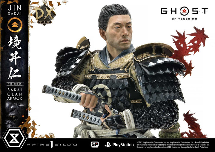 [Pre-Order] PRIME1 STUDIO - UPMGHOT-02DX: JIN SAKAI, THE GHOST - SAKAI CLAN ARMOR DELUXE VERSION (GHOST OF TSUSHIMA)