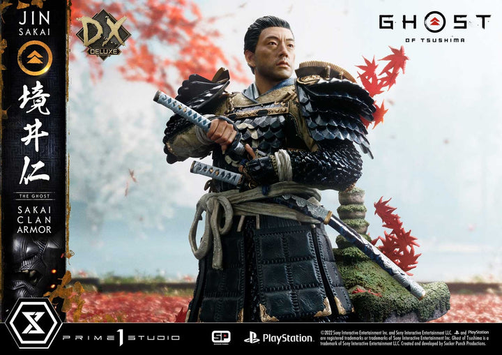 [Pre-Order] PRIME1 STUDIO - UPMGHOT-02DX: JIN SAKAI, THE GHOST - SAKAI CLAN ARMOR DELUXE VERSION (GHOST OF TSUSHIMA)