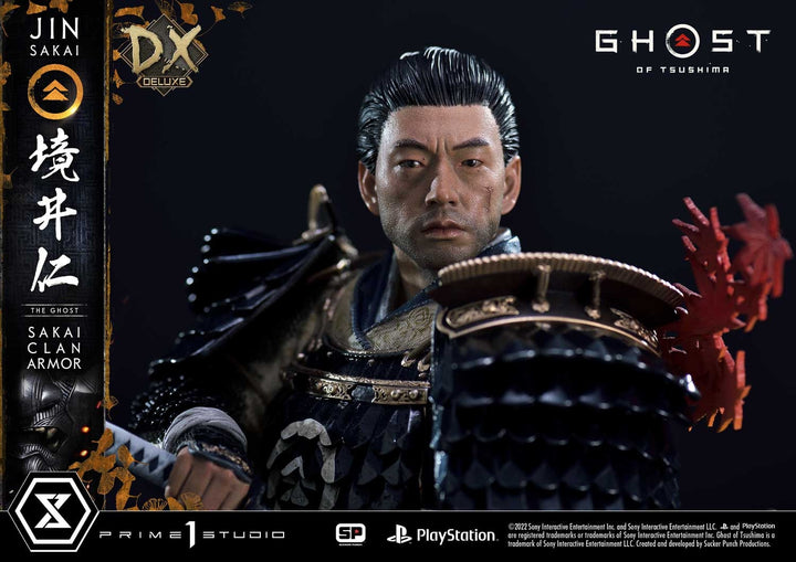 [Pre-Order] PRIME1 STUDIO - UPMGHOT-02DX: JIN SAKAI, THE GHOST - SAKAI CLAN ARMOR DELUXE VERSION (GHOST OF TSUSHIMA)