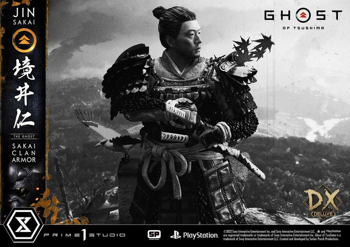 [Pre-Order] PRIME1 STUDIO - UPMGHOT-02DX: JIN SAKAI, THE GHOST - SAKAI CLAN ARMOR DELUXE VERSION (GHOST OF TSUSHIMA)