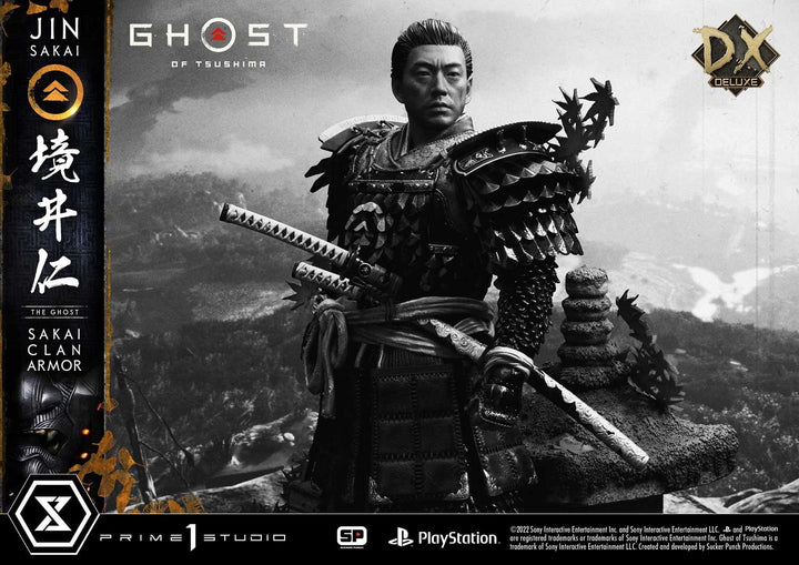 [Pre-Order] PRIME1 STUDIO - UPMGHOT-02DX: JIN SAKAI, THE GHOST - SAKAI CLAN ARMOR DELUXE VERSION (GHOST OF TSUSHIMA)