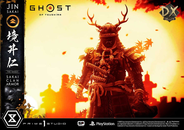 [Pre-Order] PRIME1 STUDIO - UPMGHOT-02DX: JIN SAKAI, THE GHOST - SAKAI CLAN ARMOR DELUXE VERSION (GHOST OF TSUSHIMA)