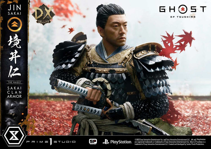 [Pre-Order] PRIME1 STUDIO - UPMGHOT-02DX: JIN SAKAI, THE GHOST - SAKAI CLAN ARMOR DELUXE VERSION (GHOST OF TSUSHIMA)