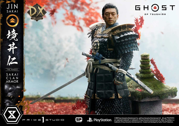 [Pre-Order] PRIME1 STUDIO - UPMGHOT-02DX: JIN SAKAI, THE GHOST - SAKAI CLAN ARMOR DELUXE VERSION (GHOST OF TSUSHIMA)