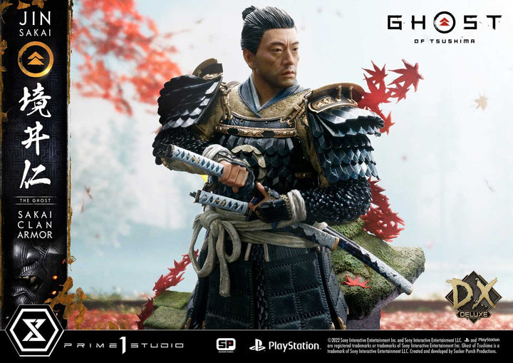 [Pre-Order] PRIME1 STUDIO - UPMGHOT-02DX: JIN SAKAI, THE GHOST - SAKAI CLAN ARMOR DELUXE VERSION (GHOST OF TSUSHIMA)