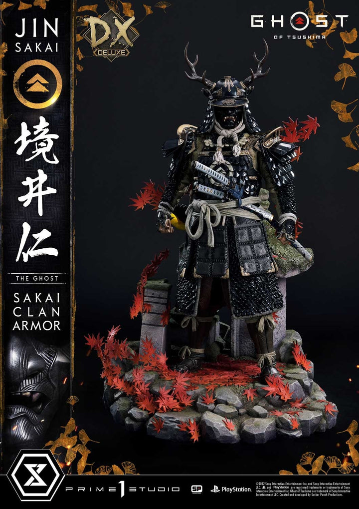 [Pre-Order] PRIME1 STUDIO - UPMGHOT-02DX: JIN SAKAI, THE GHOST - SAKAI CLAN ARMOR DELUXE VERSION (GHOST OF TSUSHIMA)