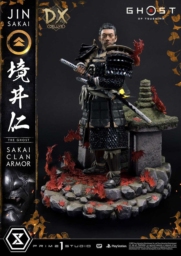 [Pre-Order] PRIME1 STUDIO - UPMGHOT-02DX: JIN SAKAI, THE GHOST - SAKAI CLAN ARMOR DELUXE VERSION (GHOST OF TSUSHIMA)