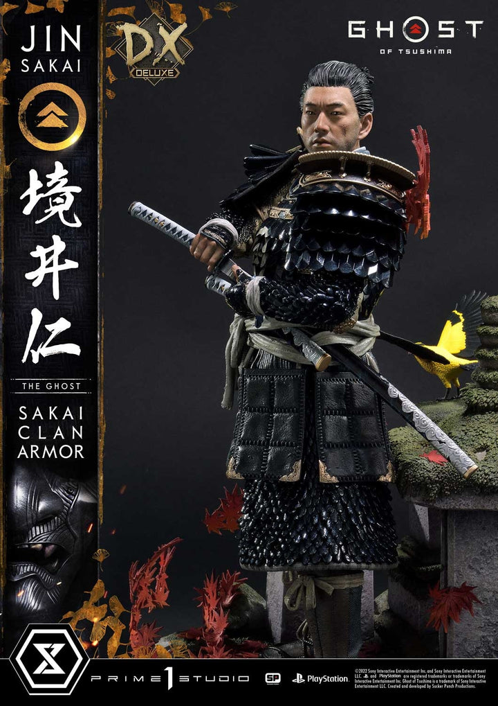 [Pre-Order] PRIME1 STUDIO - UPMGHOT-02DX: JIN SAKAI, THE GHOST - SAKAI CLAN ARMOR DELUXE VERSION (GHOST OF TSUSHIMA)