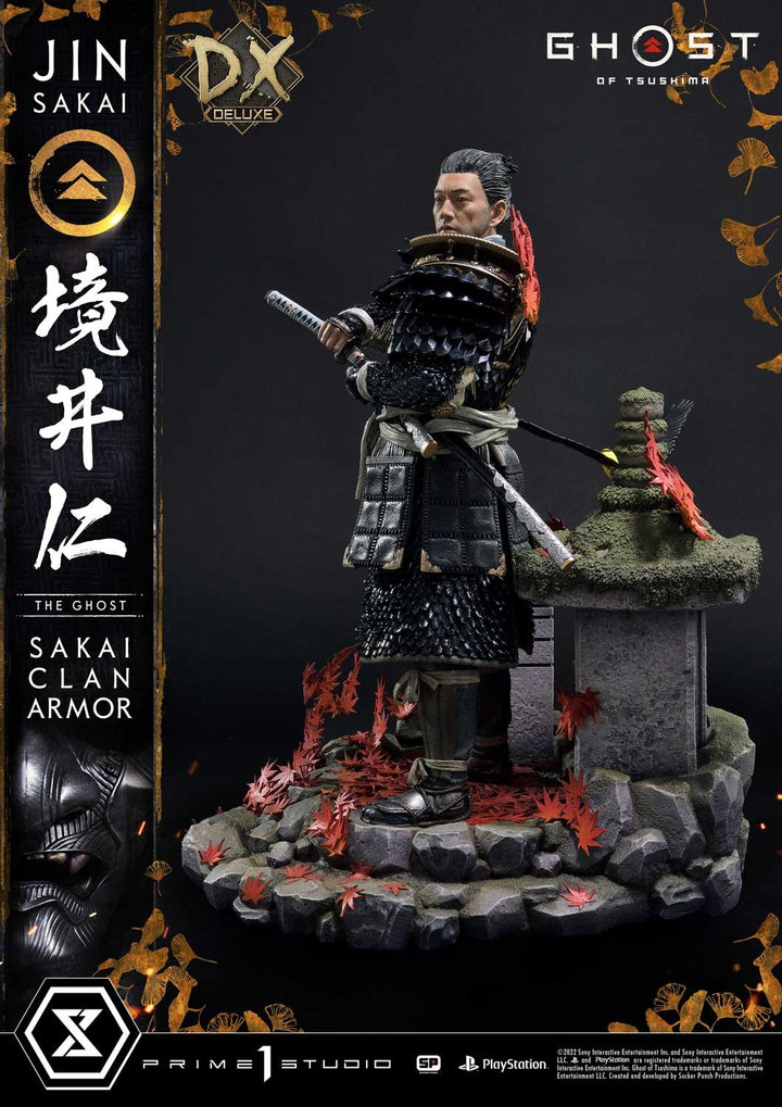 [Pre-Order] PRIME1 STUDIO - UPMGHOT-02DX: JIN SAKAI, THE GHOST - SAKAI CLAN ARMOR DELUXE VERSION (GHOST OF TSUSHIMA)