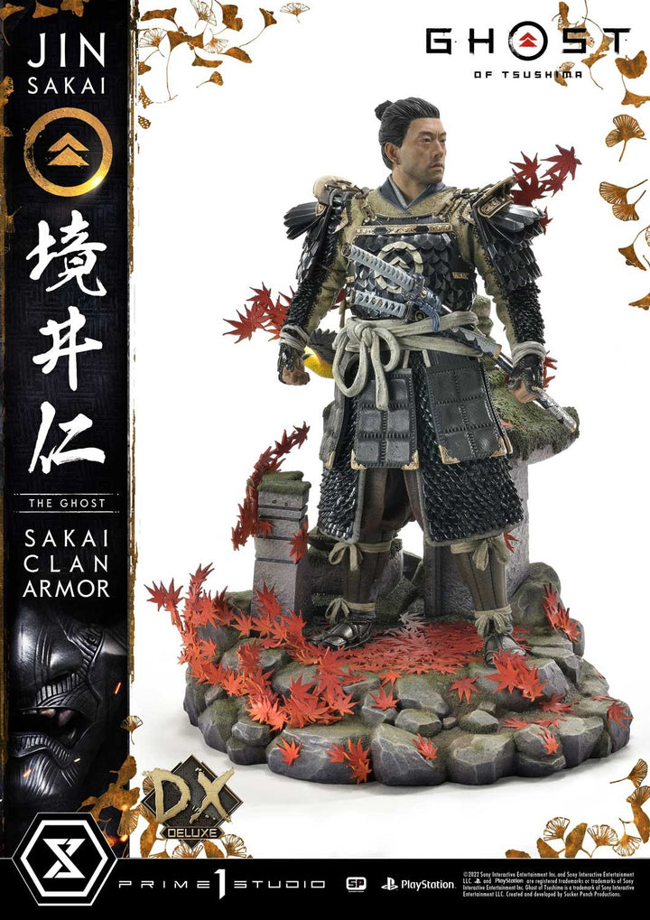 [Pre-Order] PRIME1 STUDIO - UPMGHOT-02DX: JIN SAKAI, THE GHOST - SAKAI CLAN ARMOR DELUXE VERSION (GHOST OF TSUSHIMA)