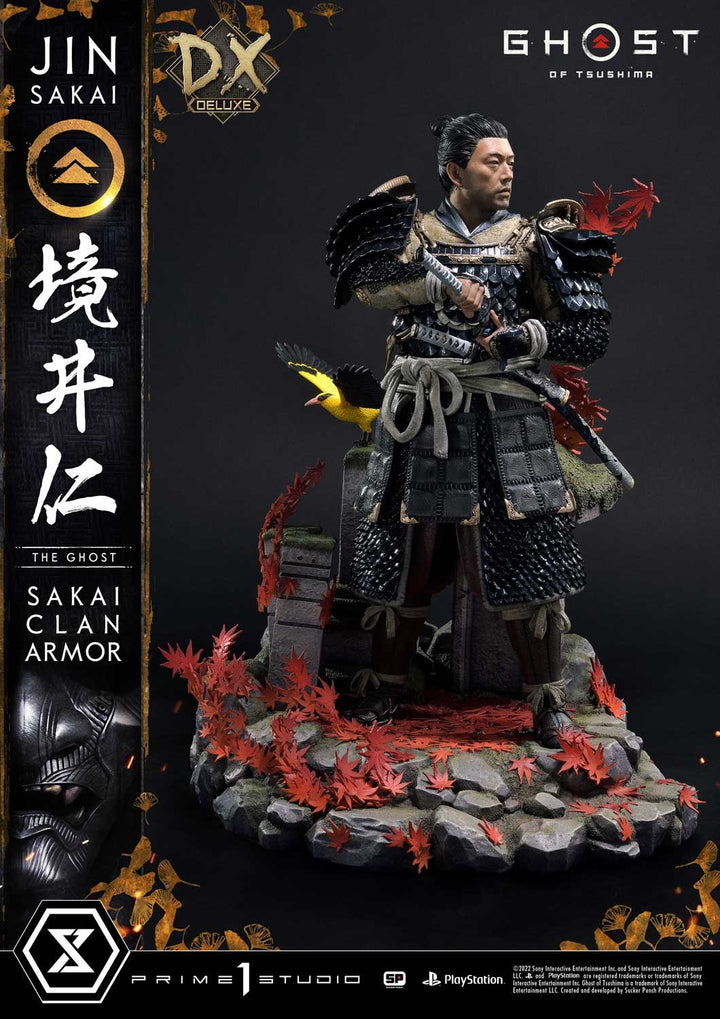 [Pre-Order] PRIME1 STUDIO - UPMGHOT-02DX: JIN SAKAI, THE GHOST - SAKAI CLAN ARMOR DELUXE VERSION (GHOST OF TSUSHIMA)