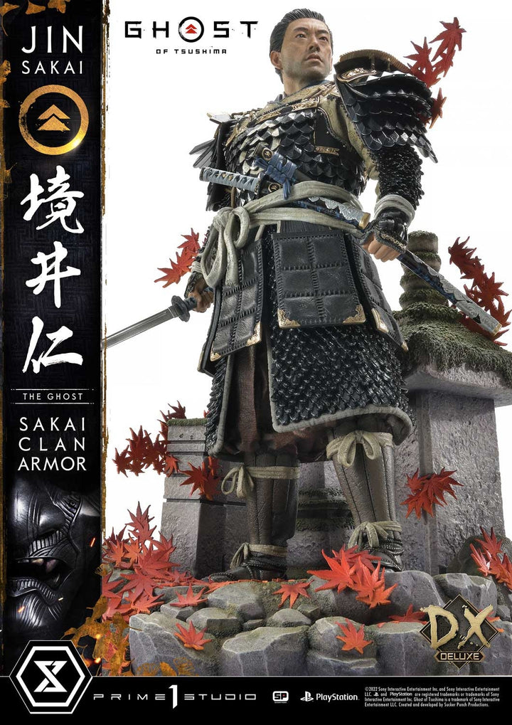 [Pre-Order] PRIME1 STUDIO - UPMGHOT-02DX: JIN SAKAI, THE GHOST - SAKAI CLAN ARMOR DELUXE VERSION (GHOST OF TSUSHIMA)